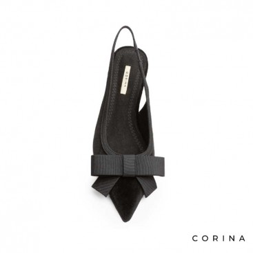 Zapatos Corina terciopelo negro