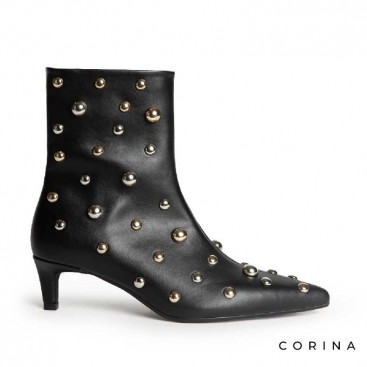 Botines Negros con Tachuelas