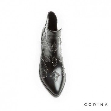 Botines negros cowboy