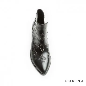 Botines negros cowboy