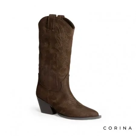 Botas altas mujer marrones