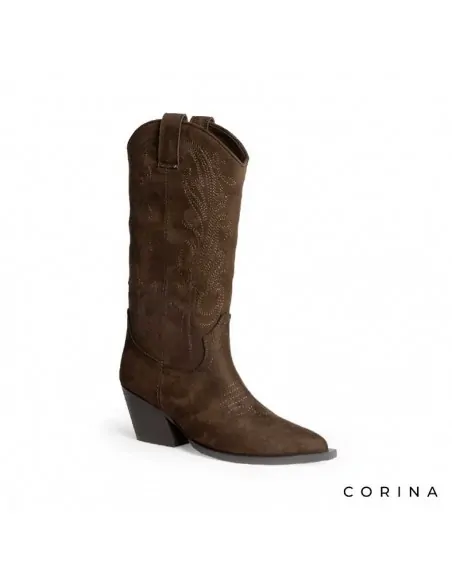 Botas altas mujer marrones