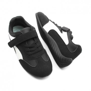 zapatillas niña negras​
