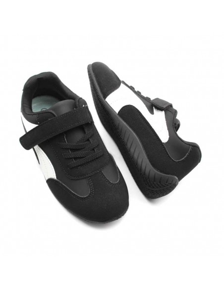 zapatillas niña negras​