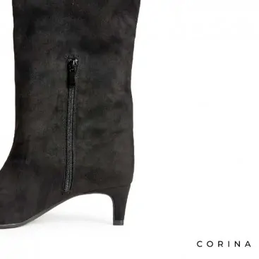 botas altas tacon fino mujer​