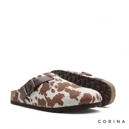 zuecos estamapado efecto vaca