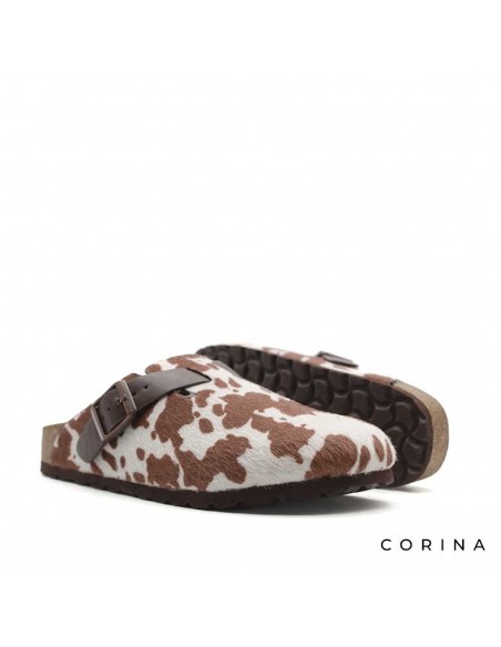 zuecos estamapado efecto vaca