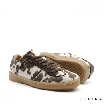 deportivas estampado vaca