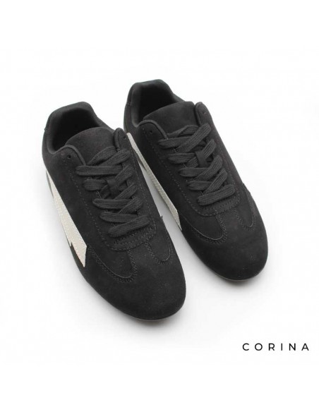 deportivas Negra Casual