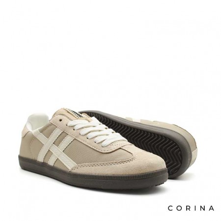 zapatillas beige​ lazo