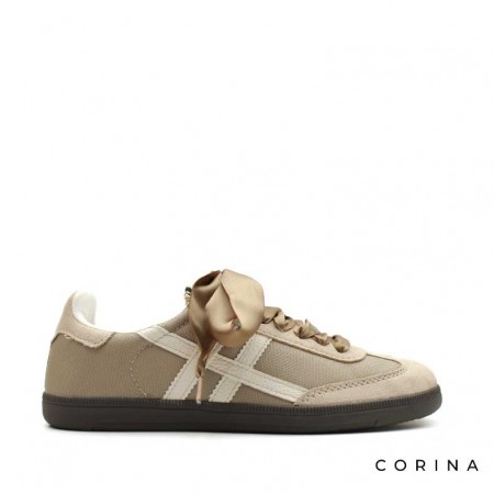 sneakers mujer beige​