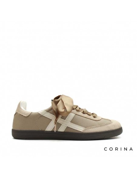 sneakers mujer beige​