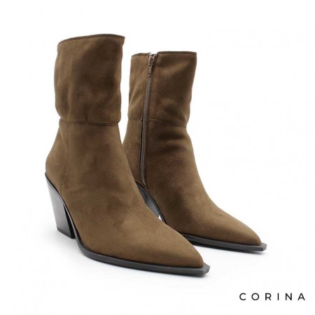 Botines marrones mujer tacon