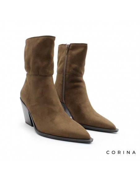 Botines marrones mujer tacon