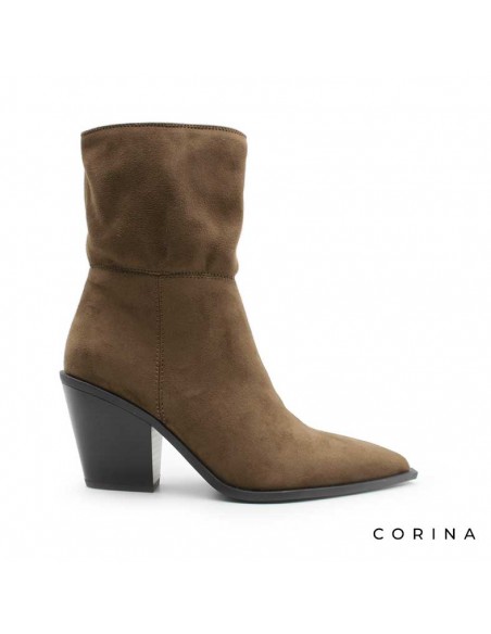 Botines marrones mujer