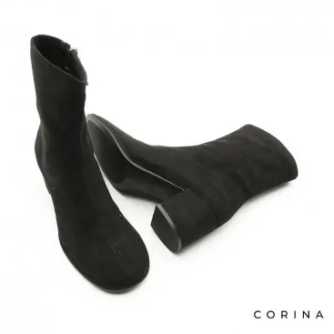 Botines de antelina negros