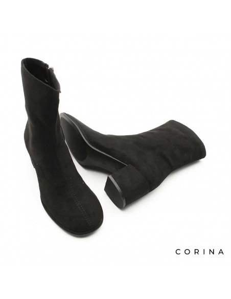 Botines de antelina negros