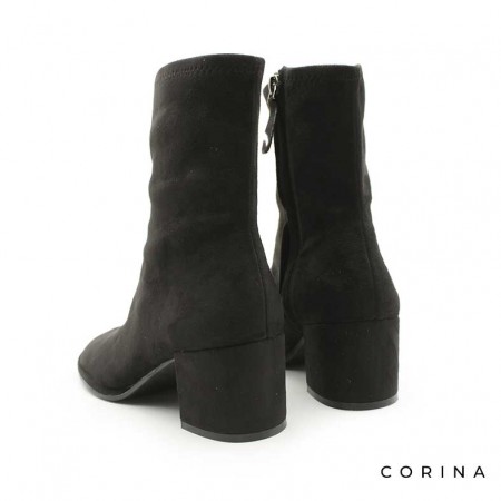 Botines de antelina tacon