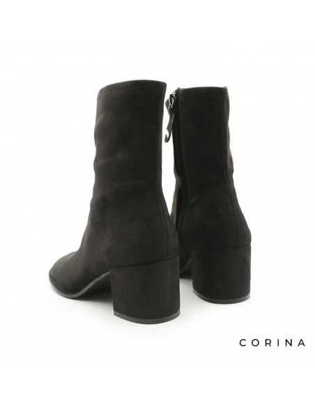 Botines de antelina tacon