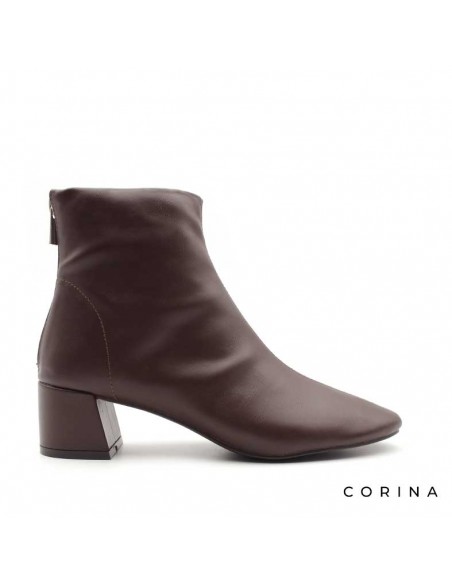 Botines burdeos comodos