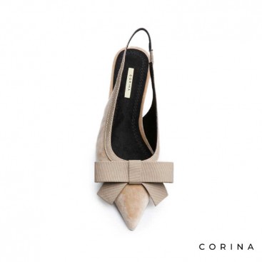 Zapatos lazo terciopelo