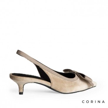 Tacones beige Corina