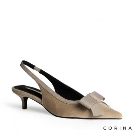 Zapatos destalonados terciopelo