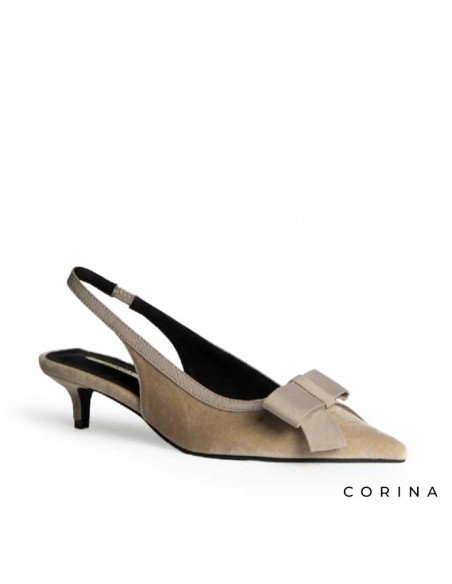 Zapatos destalonados terciopelo