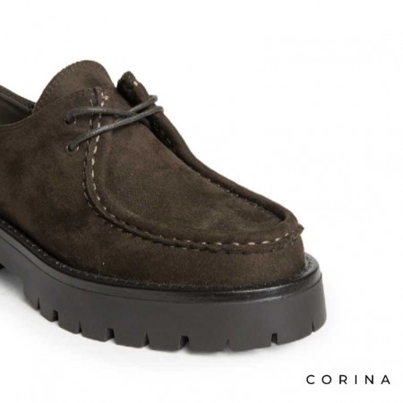 Mocasines marrones mujer