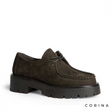 wallabee mujer​ marrón