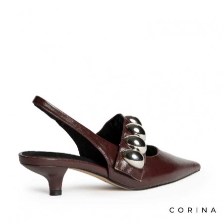 zapatos elegantes burdeos