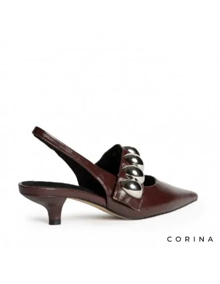 zapatos elegantes burdeos