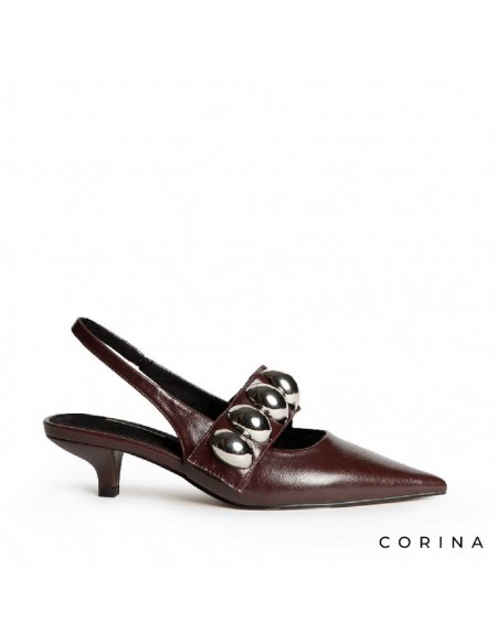 zapatos granates mujer