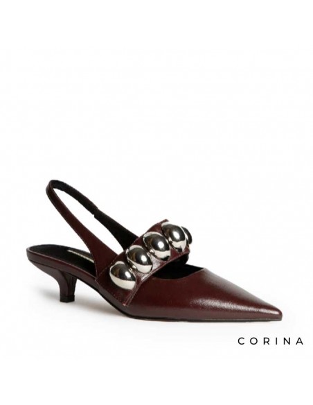 zapatos mujer color burdeos​