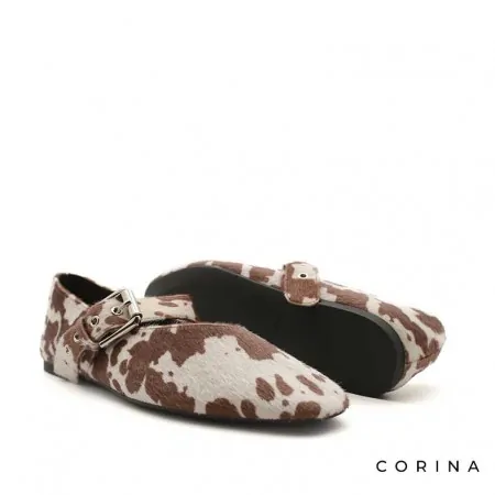 bailarinas estampado vaca