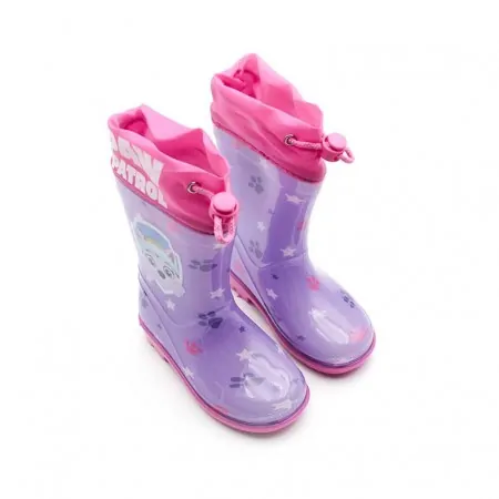 Botas Impermeables Infantiles Paw Patrol Rosa