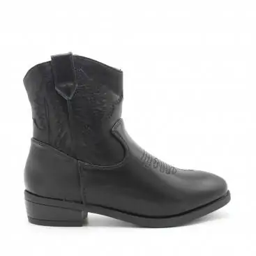 botas cowboy niña negras