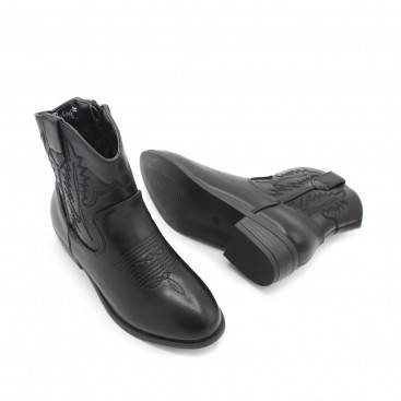 botines niña negros