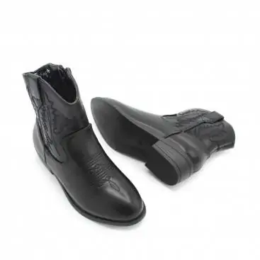 botines niña negros