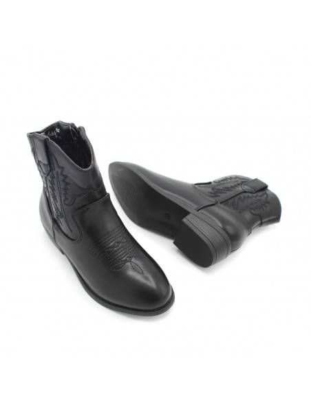 botines niña negros