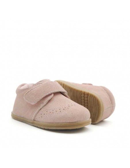 zapatos blucher niña rosa​