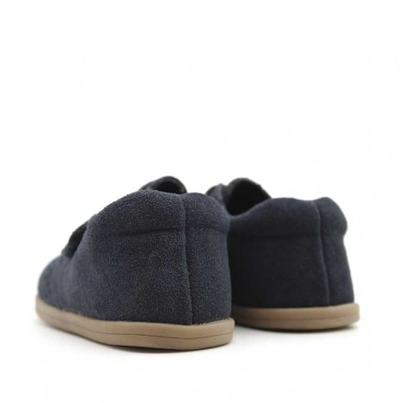 zapato serraje azul marino bebé