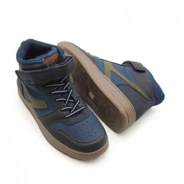 Bota street style azul marino