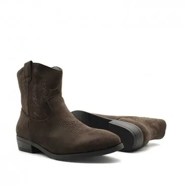 botines marrones cowboy niña​