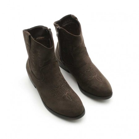 botin cowboy marron niña​