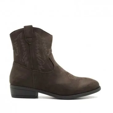 botin marron niña​