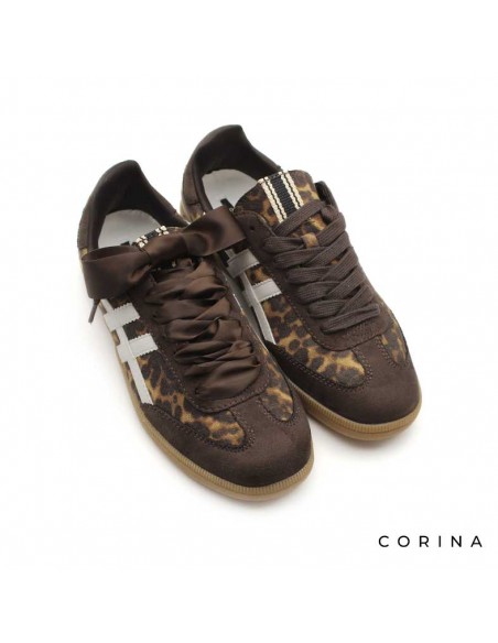 Sneaker de leopardo mujer