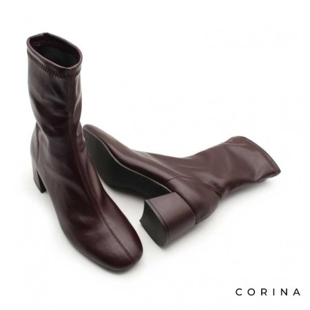 Botines Burdeos tacon