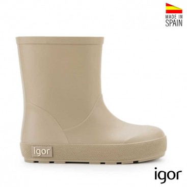botas de agua beige​