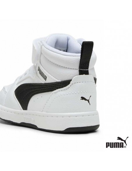 Puma Basket Niño Velcro